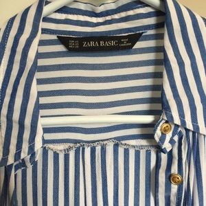 Zara striped blouse